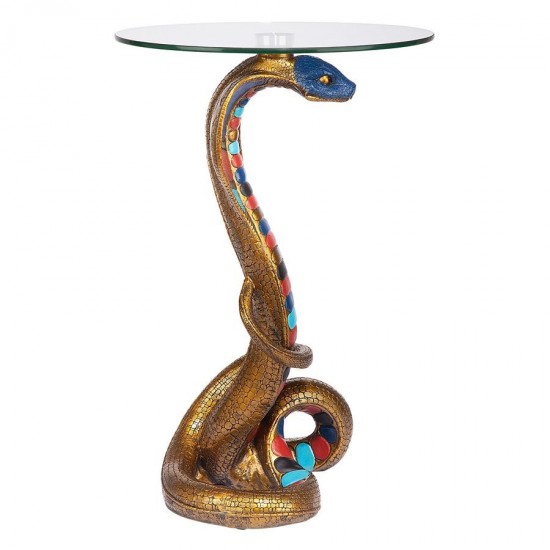 Design Toscano Renenutet Cobra Goddess Table