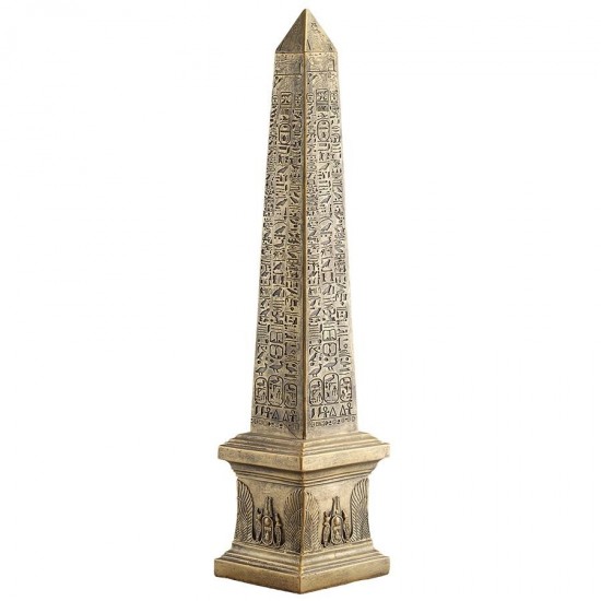 Design Toscano Golden Obelisk Of Ancient Egypt