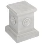 Design Toscano Grande Rosette Plinth