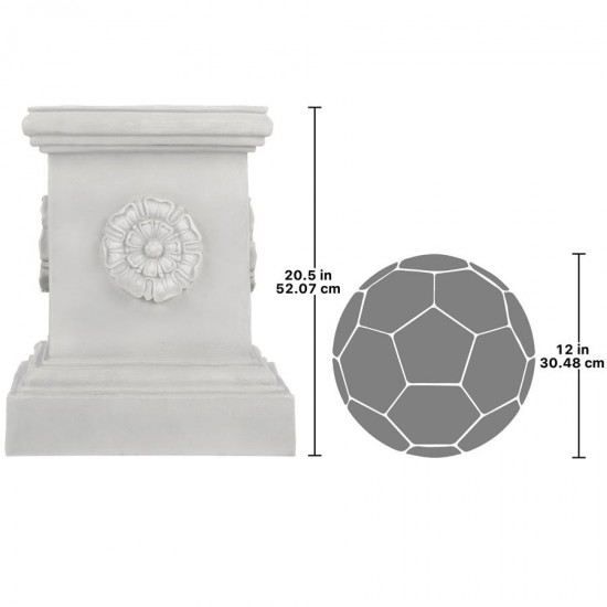 Design Toscano Grande Rosette Plinth