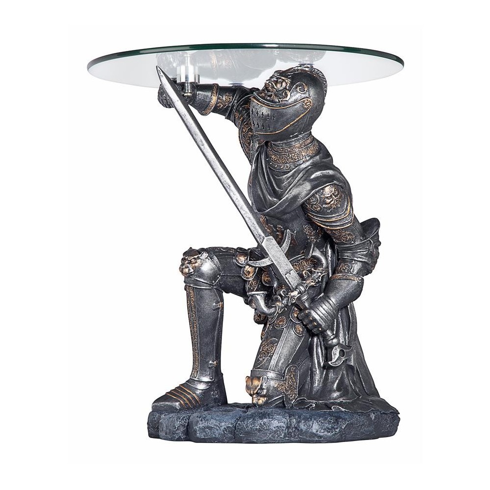 Design Toscano Battle Worthy Knight Table Design Toscano Battle Worthy Knight Table