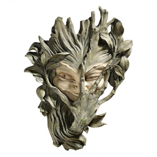 Design Toscano Bashful Wood Sprite Plaque