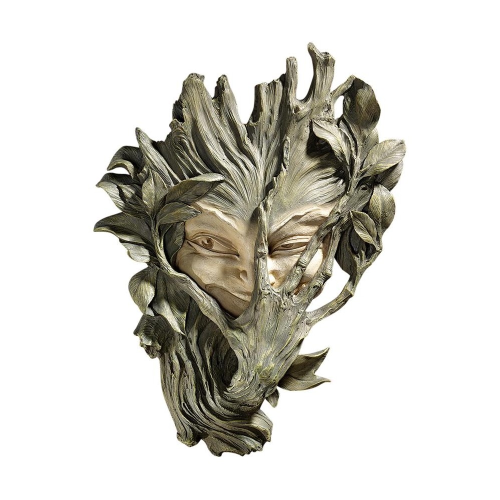 Design Toscano Bashful Wood Sprite Plaque