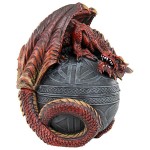 Design Toscano Dragon Protector Celtic Orb Box