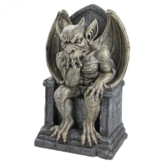 Design Toscano Large Hemlocks Gargoyle Throne Statue