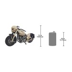 Design Toscano Bone Chillin Skeleton Motorcycle