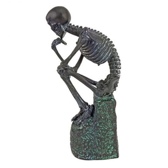 Design Toscano Skeleton Thinker Statue