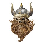 Design Toscano Skull Of Valhalla Viking Plaque