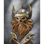 Design Toscano Skull Of Valhalla Viking Plaque