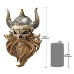 Design Toscano Skull Of Valhalla Viking Plaque