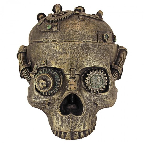 Design Toscano Steampunk Skull Containment Vessel