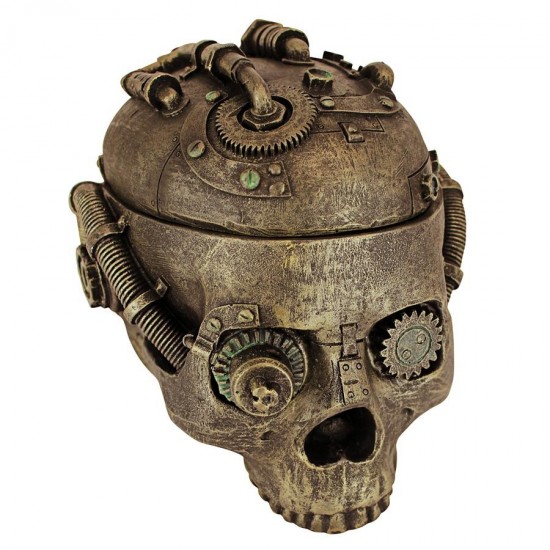 Design Toscano Steampunk Skull Containment Vessel