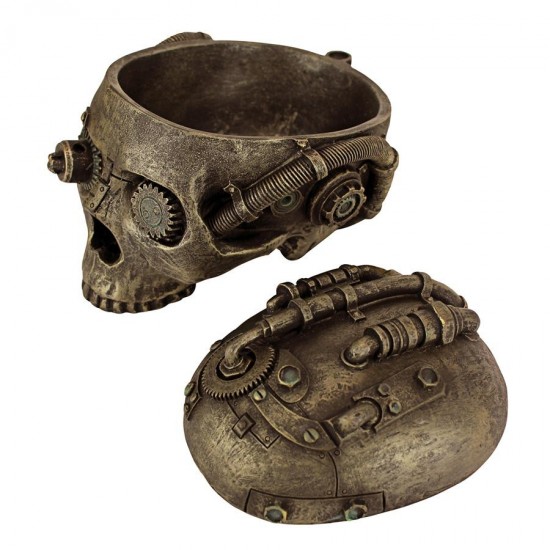 Design Toscano Steampunk Skull Containment Vessel