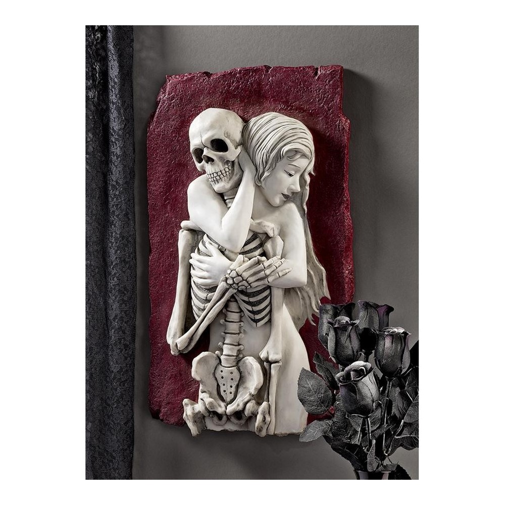 Design Toscano Flesh And Bone Skeleton Wall Sculpture