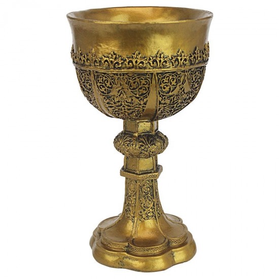 Design Toscano King Arthurs Gothic Golden Chalice