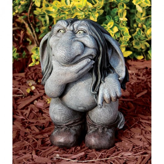 Design Toscano Pondering Sylvester Gnome Statue