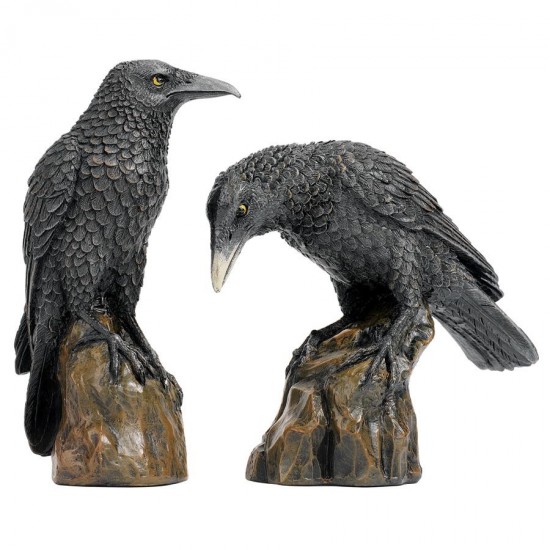 Design Toscano Mystic Night Raven Statues