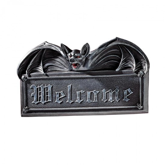 Design Toscano Vampire Bat Welcome Plaque