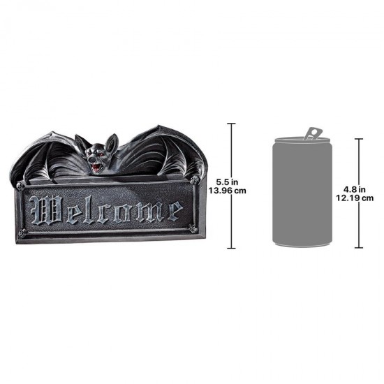 Design Toscano Vampire Bat Welcome Plaque
