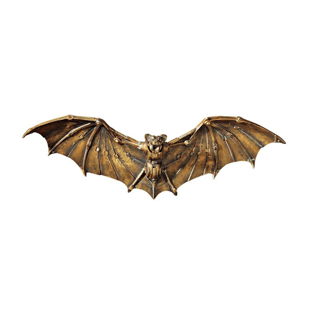 Design Toscano Cyber Bat Steampunk Plaque