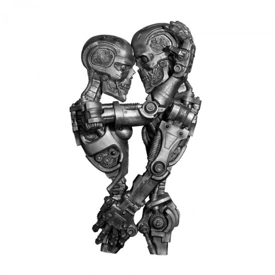 Design Toscano Steampunk Sweethearts Plaque