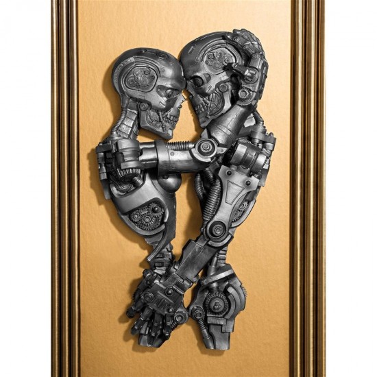 Design Toscano Steampunk Sweethearts Plaque