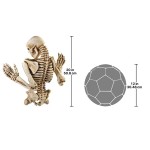 Design Toscano Ascending Evil Climbing Skeleton Frieze