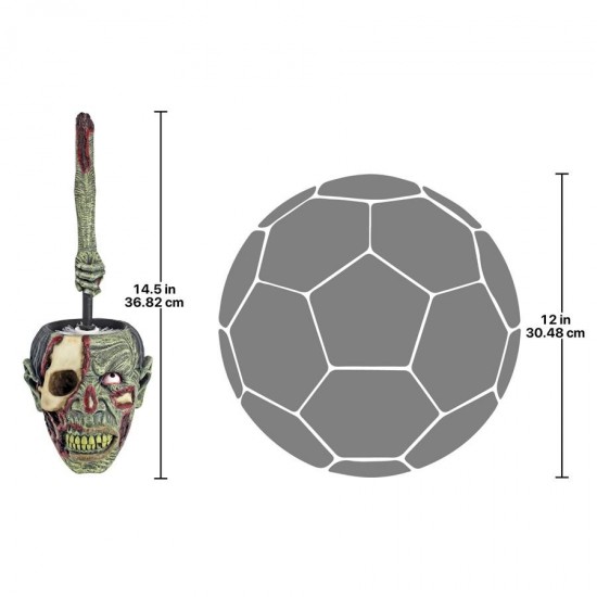 Design Toscano Zombie Flush Toilet Bowl Brush