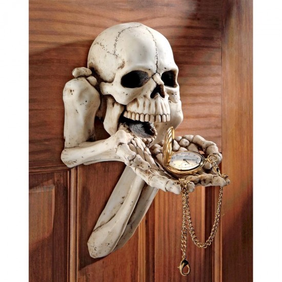 Design Toscano Begger For Souls Skeleton Plaque