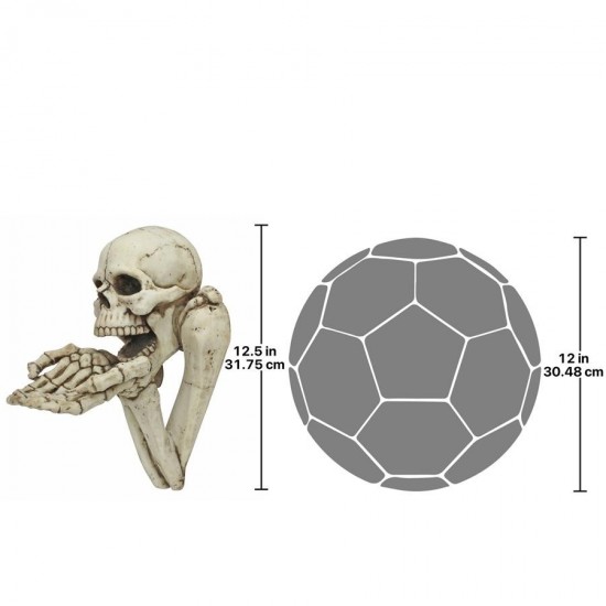 Design Toscano Begger For Souls Skeleton Plaque