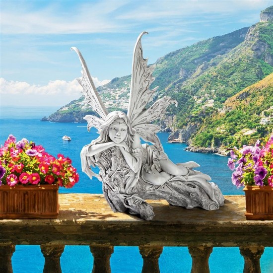 Design Toscano Pause To Ponder Fairy Statue