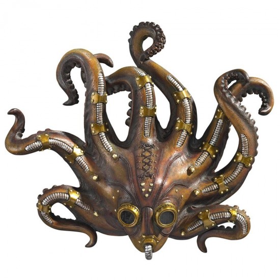 Design Toscano Steam Punk Octopod Wall Sculpture