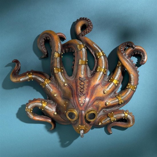 Design Toscano Steam Punk Octopod Wall Sculpture