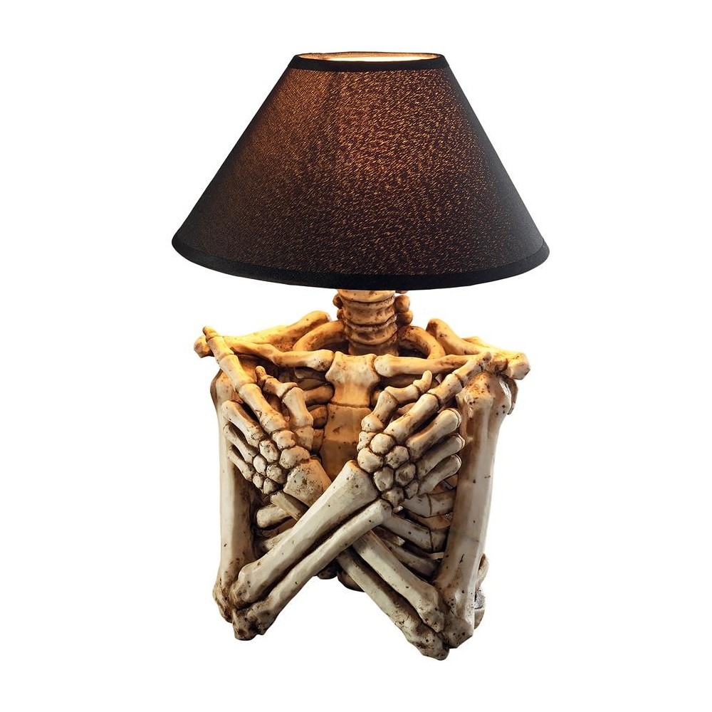 Design Toscano Rest In Pieces Skeleton Table Lamp