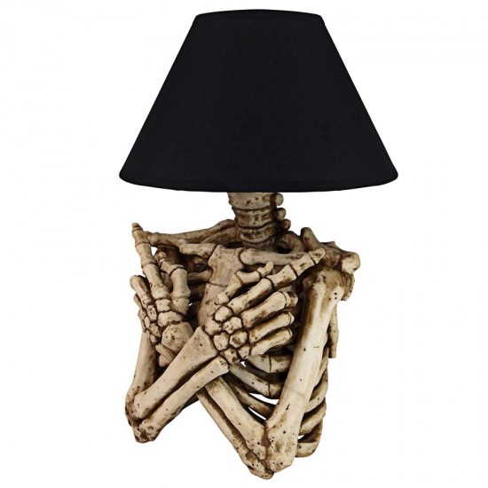 Design Toscano Rest In Pieces Skeleton Table Lamp