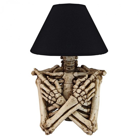 Design Toscano Rest In Pieces Skeleton Table Lamp