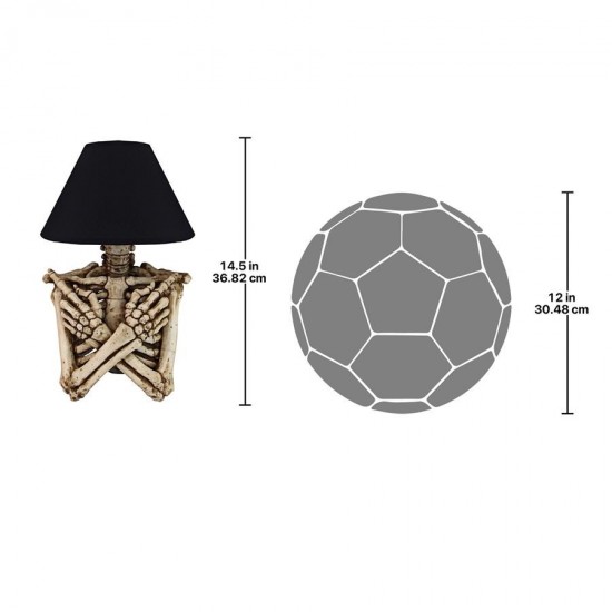 Design Toscano Rest In Pieces Skeleton Table Lamp