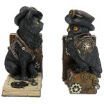 Design Toscano Knowledge Seekers Steampunk Bookends