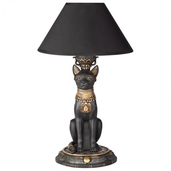 Design Toscano Royal Cat Goddess Bastet Table Lamp