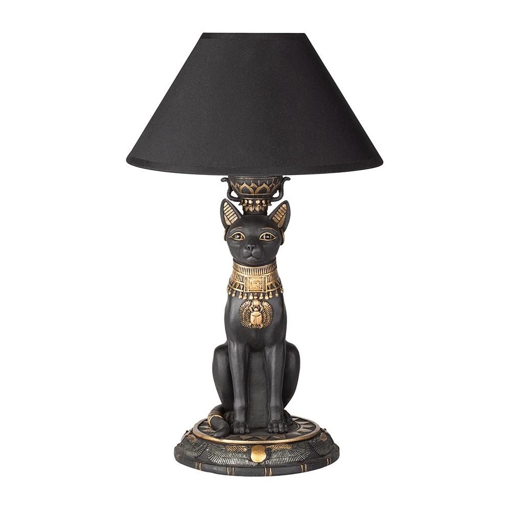 Design Toscano Royal Cat Goddess Bastet Table Lamp