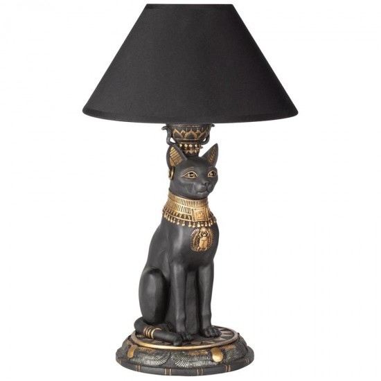 Design Toscano Royal Cat Goddess Bastet Table Lamp