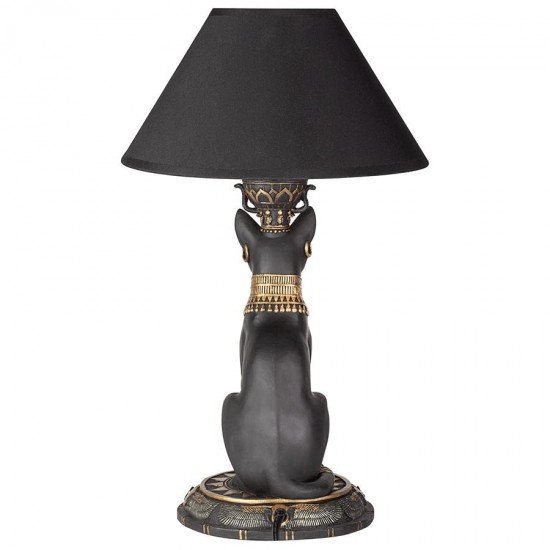 Design Toscano Royal Cat Goddess Bastet Table Lamp