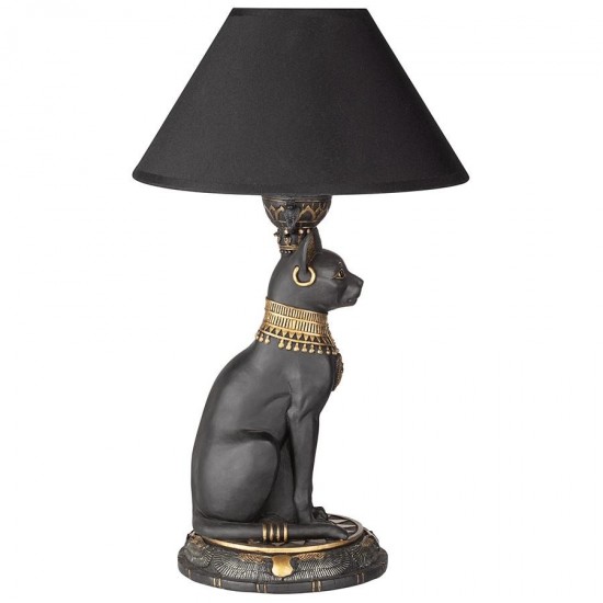 Design Toscano Royal Cat Goddess Bastet Table Lamp