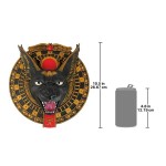 Design Toscano Bad Tempered Bastet Egyptian Cat Wall Plaque