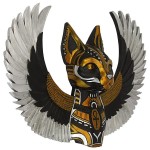 Design Toscano Goddess Bastet Winged Cat Wall Plaque