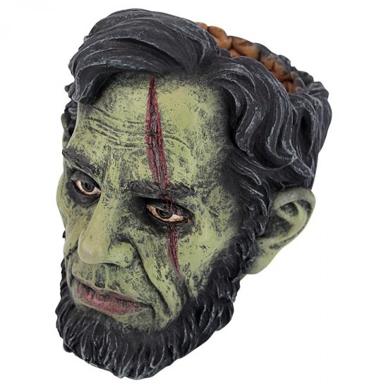 Design Toscano Abraham Lincoln Zombie Containment Vassel