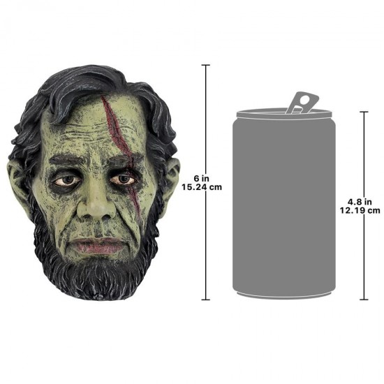 Design Toscano Abraham Lincoln Zombie Containment Vassel