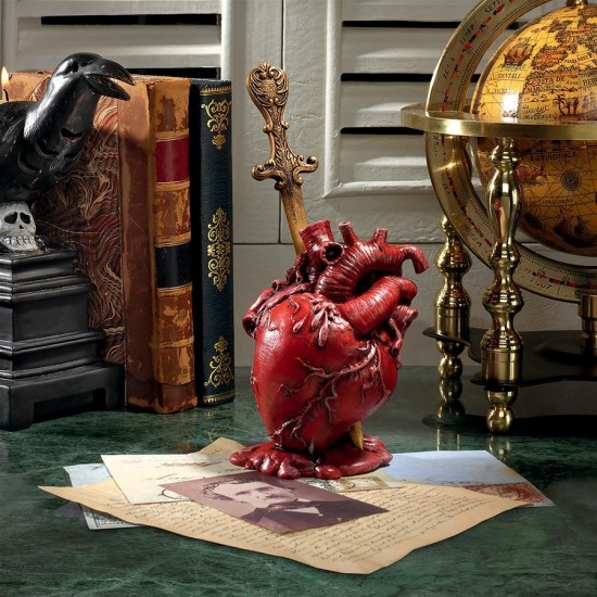 Design Toscano Edgar Allen Poe'S Tell-Tale Heart Sculpture