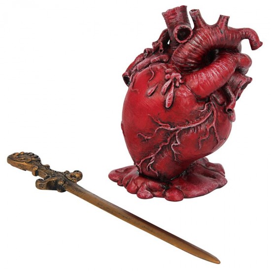 Design Toscano Edgar Allen Poe'S Tell-Tale Heart Sculpture