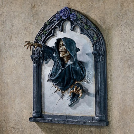 Design Toscano Grim Reflections Reaper Wall Sculpture